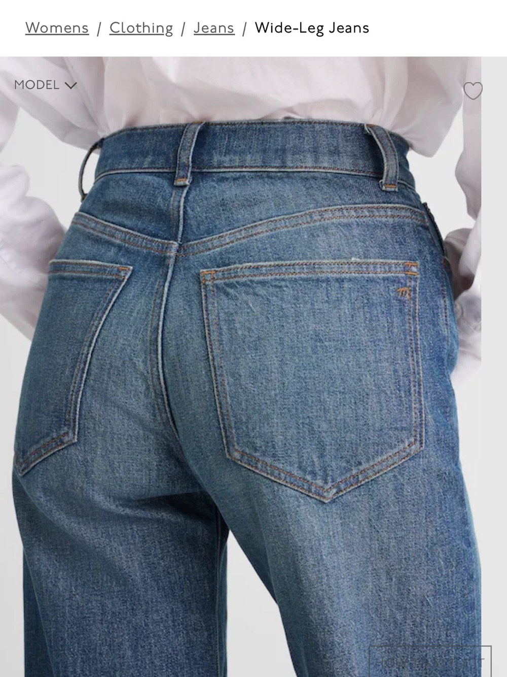 Madewell Wide-Leg Jeans - Blue - Picture 3 of 8